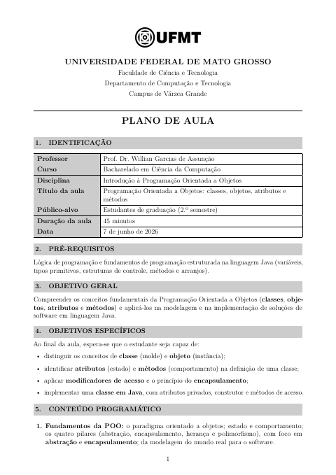 Prévia do plano de aula
